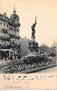 Anvers Monument commémoratif de la "Furie Française". Antwerpen Gedenkteeken der "Fransche Furie"