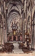Bruges. Nef de la Cathédrale Saint-Sauveur [color]