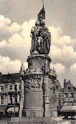 Brugge. Standbeeld Breydel en De Conincki ── Bruges. Statue Breydel et De Coninck ── Monument Breydel en De Conincl [recto]