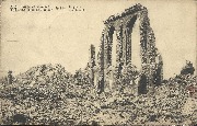 1914-18.  Ruines de Dixmude. L'Eglise── Ruines of Dixmude. The Church