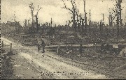 1914-18.  Ruines de Dixmude. Route d'Eesen── Ruines of Dixmude. Eesen Road