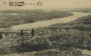 1914-18.  Ruines de Dixmude. L'Yser── Puinen van Diksmuide. De Ijzer ── Ruines of Dixmude. The Yser