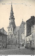 Hasselt. Marché aux Pommes de terre et Cathédrale