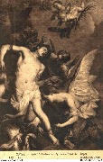Thys. Saint Sébastien consolé par des Anges. Musée de Gand