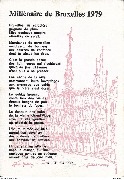 Millénaire de Bruxelles 1979 (Poème d Alice Galloy ) 