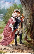 (Chats humanisés élégants costume Louis XV)