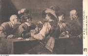 Musée Royal d'Anvers. Le Brelan par Rombouts