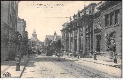 Bruxelles. Rue de la Régence et palais des beaux-arts