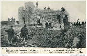 1914... En Belgique La gare de Pervyse après le passage des Allemands. Pervyse Station..