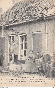 Oorlog 1914-19... Poperinghe(bombardement)  Huis Duhameeuw Bruggenstraat - Maison rue de Bruges - 