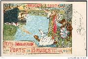 1907 Bruges - Fetes Inaugurales des Ports de Bruges (22/8 Juillet)
