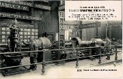 Exposition de Liège 1905. Stand de Armstrong Whitworth & Co Ld. Tournant l'acier