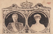 Portraits du roi Albert 1er et de la reine Elisabeth de Bavière