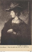 Musée d'Anvers. Portrait de la femme de l'artiste par Rembrandt