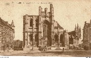 Louvain. La Collégiale de St. Pierre (façade principale)