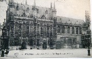 Bruges. L'Hôtel de Ville et la Chapelle du St-Sang
