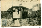 Knocke sur Mer.Batterie Wilhelm II-Entrée des souterrains.Knocke en Sea-William II Battery Entrance to dug-outs