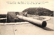 Knocke sur Mer.Batterie Wilhelm II-Pièce de Marine à longue portée.Knocke on Sea-William II Battery Longe range naval gun-Calibre 305m/m