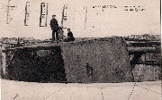 Knocke sur Mer.Batterie Wilhelm II-Pièce vue d'arrière