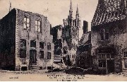 Campagne de 1914-1915.Ypres. La Place du Musée - The Museum place