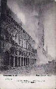 Campagne de 1914-1915. Incendie des Halles 22 nov 1914 - Fire of the Halles