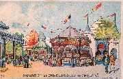 Exposition Charleroi 1911. Luna-Gardens-Attractions. Kiosque avec orchestre