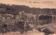 Dinant. Le Pont et le quartier St Médard en 1914 Bridge and St Médard 's ward in 1914