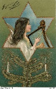 Joyeux Noël (ange jouant de la harpe)