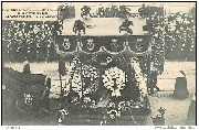 Funérailles de Mgr le Comte de Flandre le 22 Novembre 1905. Le Char funèbre