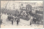 Funérailles de Mgr le Comte de Flandre -Le Char funèbre attend la sortie du corps