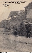Nieucapelle (Belgique)Vue d'une brasserie bombardée View of a Brewery after the bombardment La Guerre 1914-17t