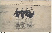 Episode de la guerre 1914 Le dernièr bain du 9ème de ligne à Ostende