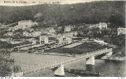 Bords de la Meuse(Lustin)- Le pont et les villas