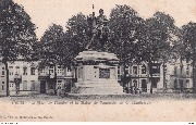 Mons Place de Flandre et Statue de Baudouin de Constantinople