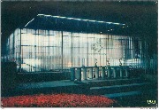 Exposition universelle et internationale de Bruxelles 1958-Pavillon de URSS Vue nocturne