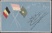 Spa. Souvenir de Spa (3 drapeaux)