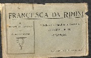 Fransesca di Rimini. Série de 6 planches de costume de James Thiriar. des presses Goffin et fils Bruxelles