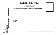 Carte Postale - Postkaart (Côté réservé à l'adresse. - Zijde voor het adres alleen.) Expéditeur Dos non divisé 