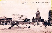 Knocke. Le phare et l'hotel de la plage