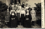 Cours du certificat d'études Pensionnat de l'Immaculée Conception Virton Photo L.Lenzen Bertrix