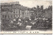 Huy. La Grand'Place- Un jour de foire
