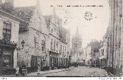 Ypres. Rue de Lille et la Tour Saint-Pierre