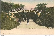 Ostende. Le pont dans le parc Léopold Ostende. Le pont dans le parc Léopold