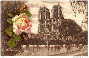 Le parvis de Notre-Dame vu des quais