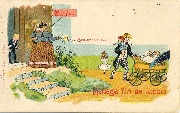 Mariage moderne. Ménage fin de siècle (même carte autre titre)