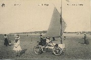 Knocke. Sur la Plage - Voiturette à Voiles