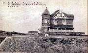 Knocke Zoute. Pension Restaurant Lekkerbek - La dernière villa de la côte belge