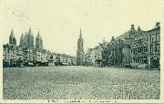Tournay. Vue générale de la Grand'Place restaurée 