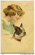 Les Chiens de ces Dames. (Carlin)