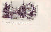 Bruges. La Quai du Rosaire et le Beffroi